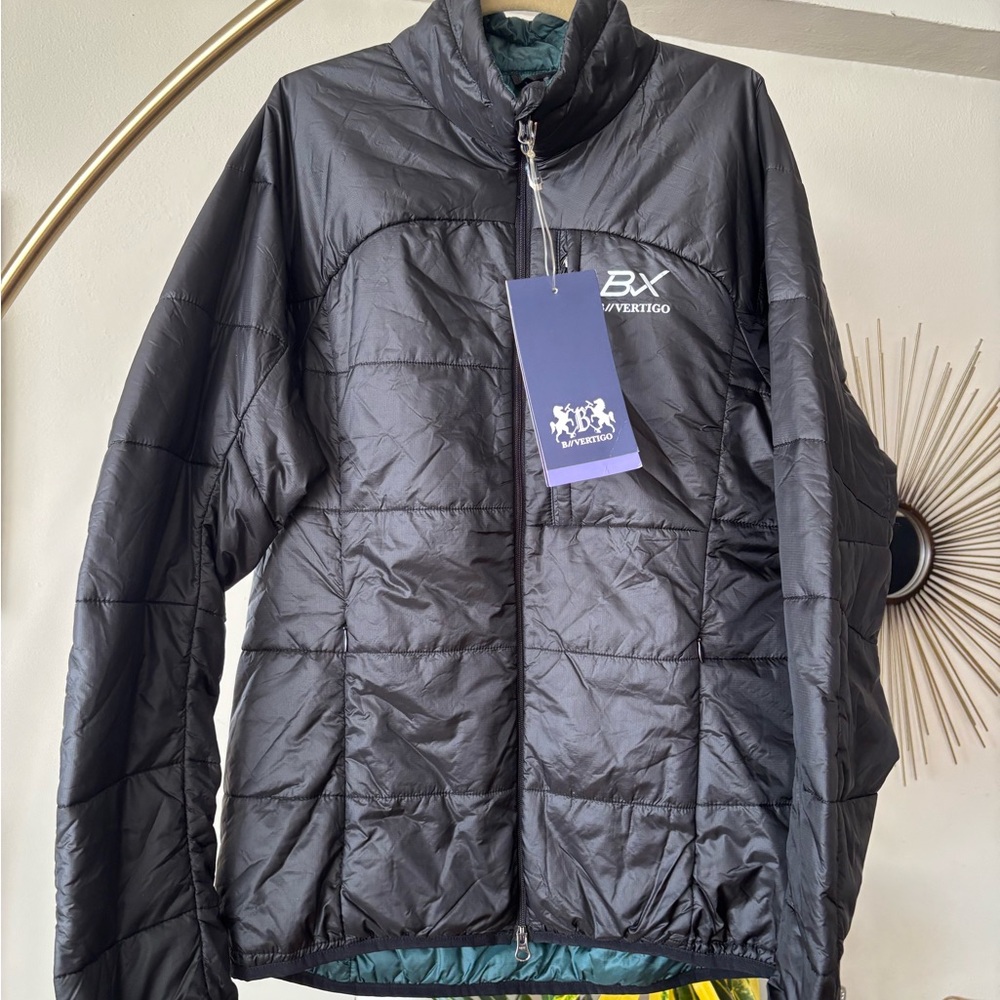 B Vertigo BVX Black Green Cezanne 3 Layer Lightweight Jacket